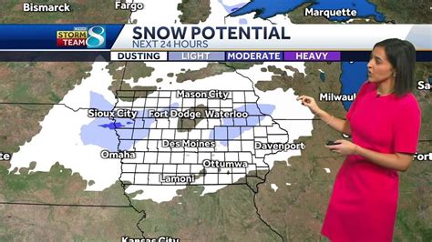 Iowa weather: Light snow chances today with another big storm approaching - YouTube