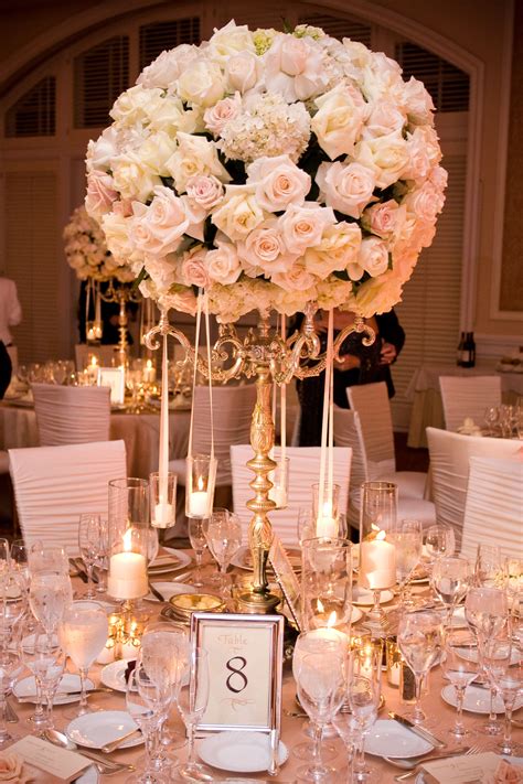 Romantic Wedding Floral Centerpieces