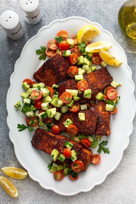 Blackened Salmon Recipe | Lemon Blossoms