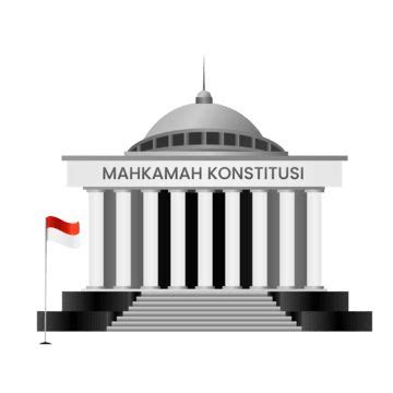 Gedung Mahkamah Konstitusi Indonesia Png Vektor Latar Belakang ...