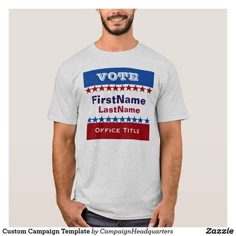 Campaign T Shirt Design Template