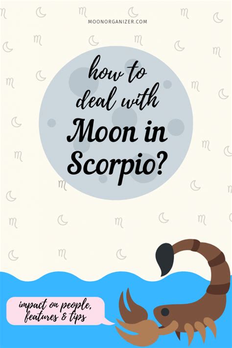 Moon in Scorpio effects on people, features and tips