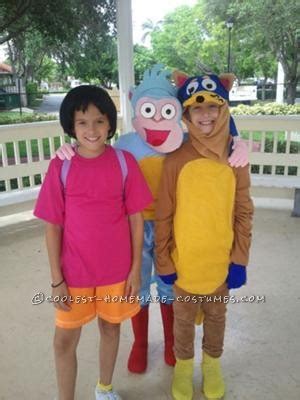 Coolest Dora the Explorer, Boots, and Swiper Costumes