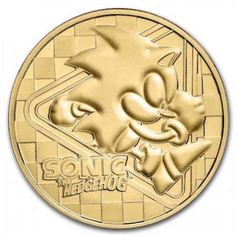 2022 1 oz $250 NZD Niue Sonic the Hedgehog 30th Anniversary Gold Coin ...