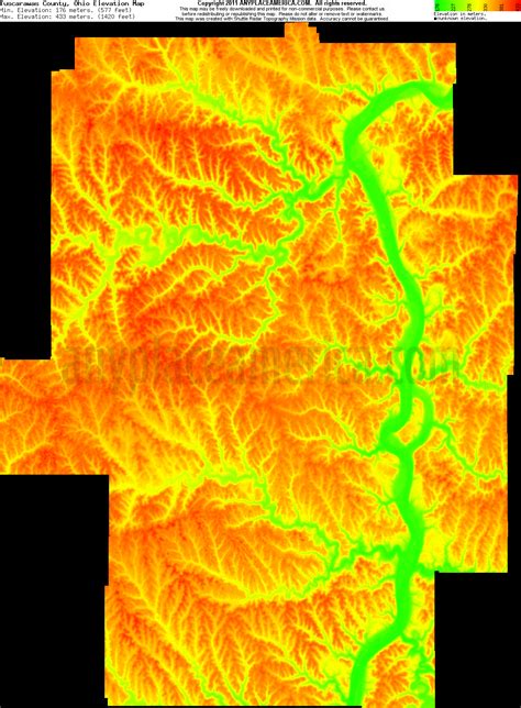 Free Tuscarawas County, Ohio Topo Maps & Elevations