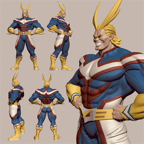 Allmight Muscle Form - ZBrushCentral