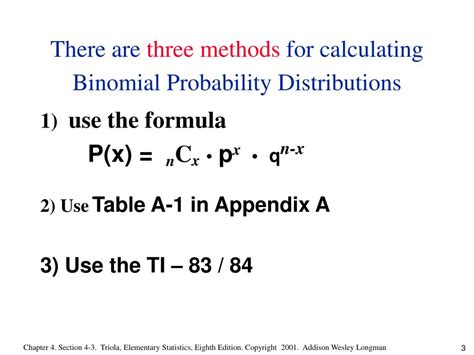 PPT - Binomial Probability Distribution 1. The experiment must have a fixed number of trials ...