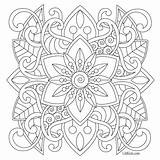 Easy mandala coloring pages  Evilhost sketch template