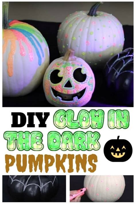 DIY Glow in the Dark Pumpkins - The Budget Diet