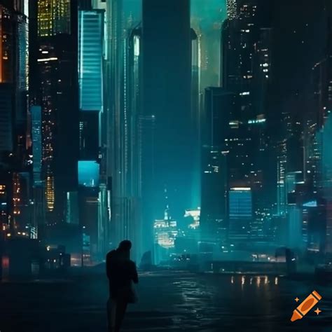 Blade runner 2049 cityscape on Craiyon