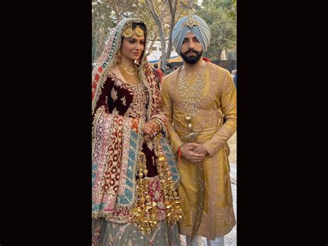 Gurdas Maan's Son Gurickk Maan And Simran Kaur Mundi Tie The Knot ...