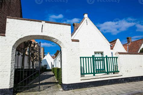 Traditional architecture of the historical Bruges town center 24707931 Stock Photo at Vecteezy