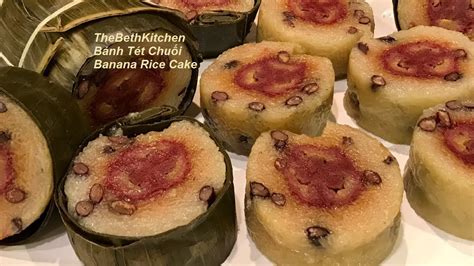 Banh Tet Chuoi _ Traditional Vietnamese New Year cake - YouTube