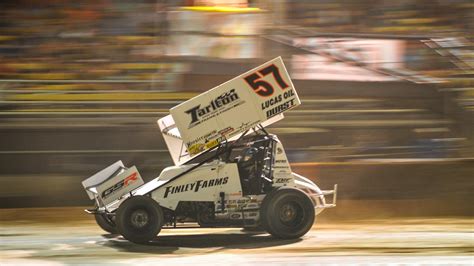 Kyle Larson wins All Stars sprint-car race at Plymouth Dirt Track