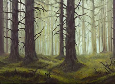 forest hiding pagan ritual lights, oil on canvas | Stable Diffusion | OpenArt