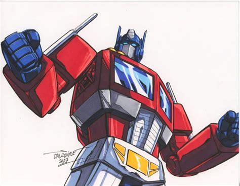 Transformers: Optimus Prime , in Michael Sand's Pinups Comic Art ...