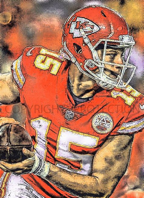 New & Rare Patrick Mahomes Kansas City Chiefs Art Print - Etsy