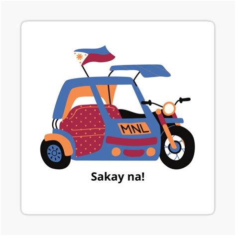 "Filipino Tricycle" Sticker for Sale by augustprints | Redbubble