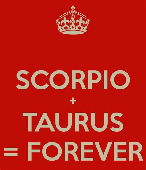 Scorpio + Taurus | Taurus and scorpio relationship, Scorpio zodiac ...