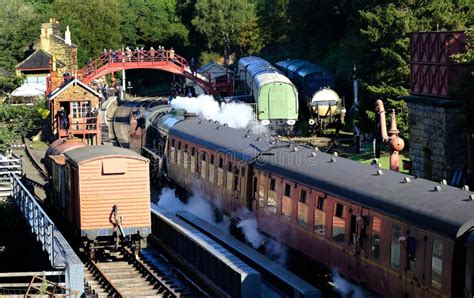 North Yorkshire Moors Railway. Yorkshire, UK, 04/10/2022. Steam Gala Event Editorial Photo ...