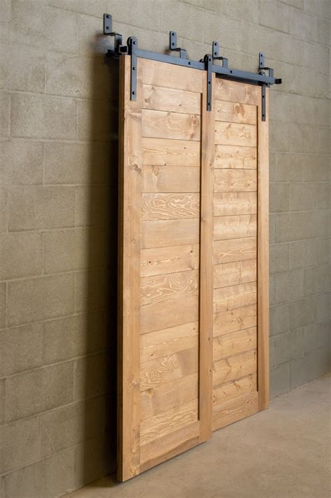 Bypass Sliding Barn Door for tight spaces $625 Hardware | NW Artisan Hardware | doors ...