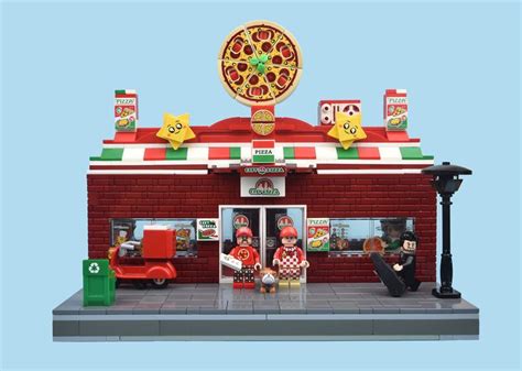 City Pizza https://www.flickr.com/photos/legominifig/49575833296/ https://brickloft.org/post ...