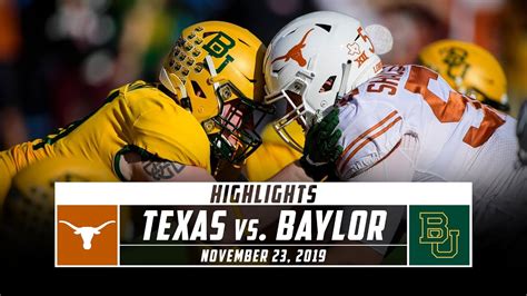 Texas vs. No. 14 Baylor Football Highlights (2019) | Stadium - YouTube