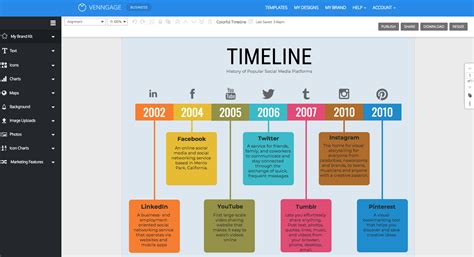 Free Timeline Maker | Choose from 100's of Engaging Templates