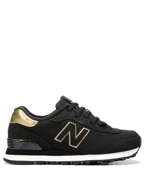 New Balance 515 Sneaker Black/Gold | Black sneakers women, Sneakers ...