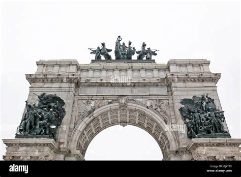 Grand Army Plaza arch Brooklyn New York Stock Photo - Alamy