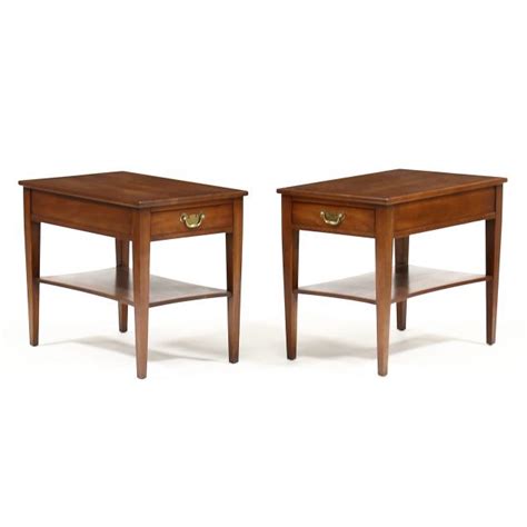 Henkel Harris, Pair of Cherry Side Tables (Lot 288 - April Estate AuctionApr 13, 2023, 9:00am)