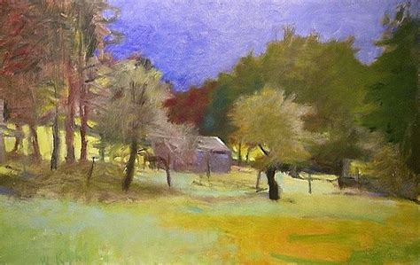 Wolf Kahn Original Paintings | Wolf Kahn, Paddock | Wolf kahn, Colorful landscape paintings ...