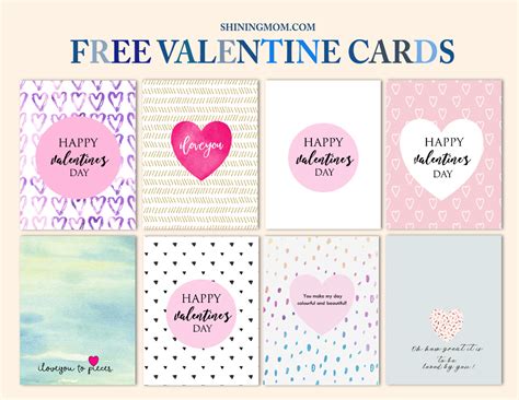 FREE Cool Valentine Cards to Print: New Designs!