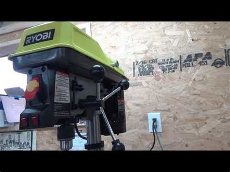 Ryobi 10 Inch Drill Press DP103L Review - YouTube