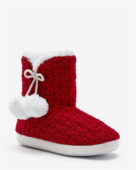 Knit Bootie Slippers | Reitmans