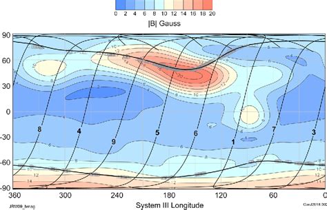 Figure 2 from A New Model of Jupiter's Magnetic Field From Juno's First ...