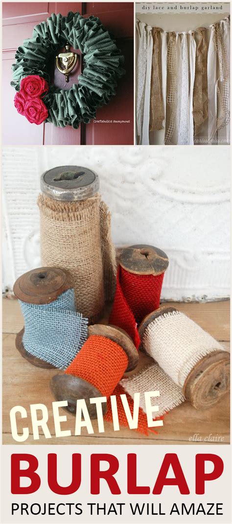 Burlap Craft Ideas- The Best of Burlap – Sunlit Spaces | DIY Home Decor, Holiday, and More