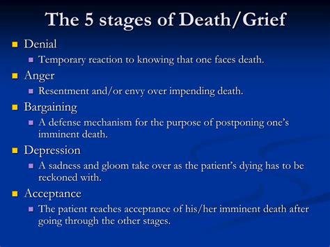 PPT - Grieving/Death PowerPoint Presentation, free download - ID:1601113