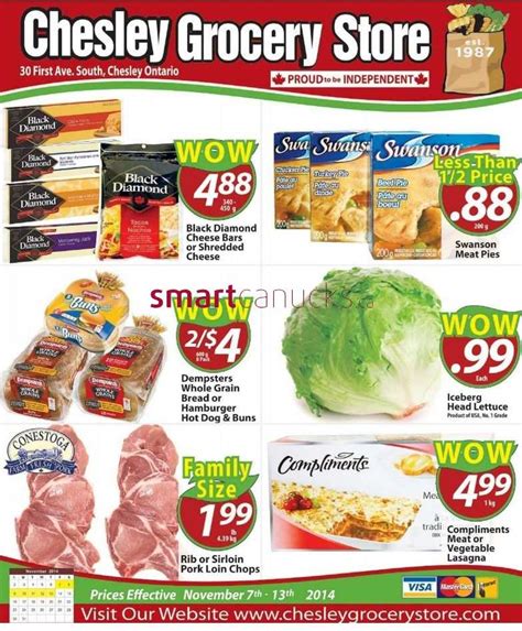 Chesley Grocery Store flyer November 7 to 13