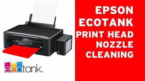 Epson ECOTANK print head cleaning clogged nozzles 🛠💉 - YouTube