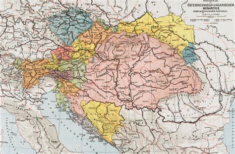 Austria Hungary Ww1 Map