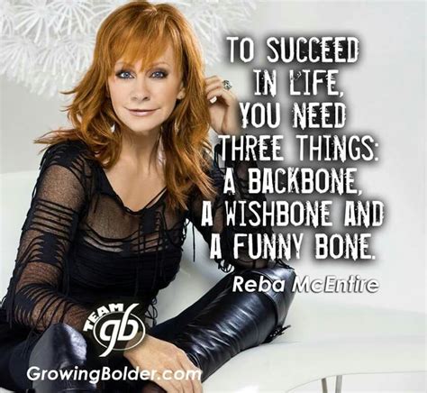 Reba McEntire " in Life U Need 3 Things.." | Bones funny, Country music ...