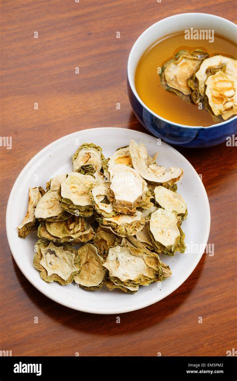 Dry bitter melon tea Stock Photo - Alamy