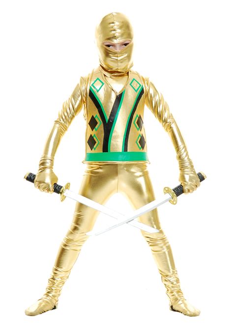 Toddler Gold Ninja Avengers Series III Costume