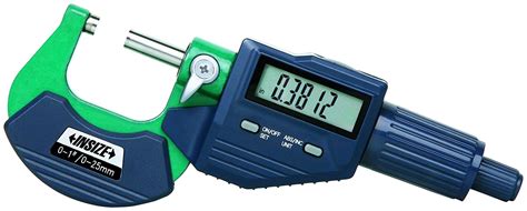 INSIZE DIGITAL OUTSIDE MICROMETER, 1" - Tool Testing Lab Inc.