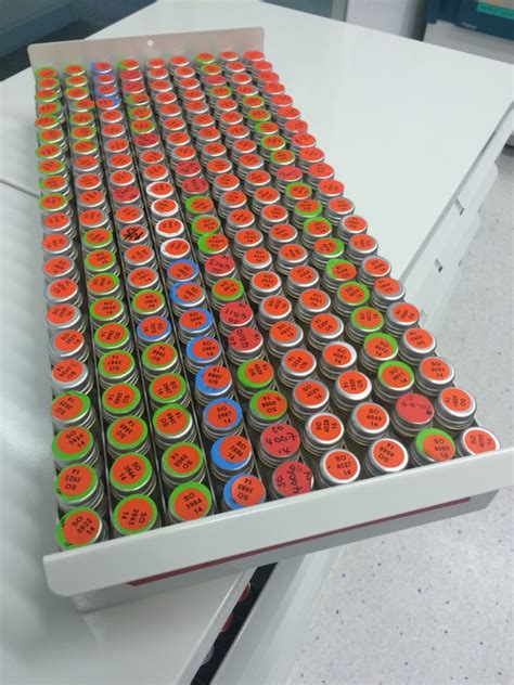 Laboratory Glass Vial Storage Trays