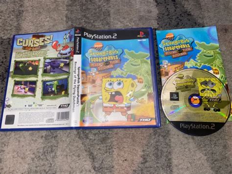 SPONGEBOB SQUAREPANTS REVENGE of the Flying Dutchman PS2 Game with Manual £4.99 - PicClick UK