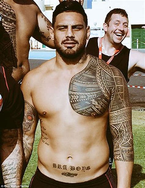 'Think about the tattoos you are getting': Former NRL star Reni Maitua ...