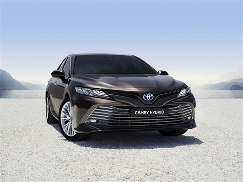 Images Toyota Camry Hybrid 2019 Hybrid vehicle Black Front