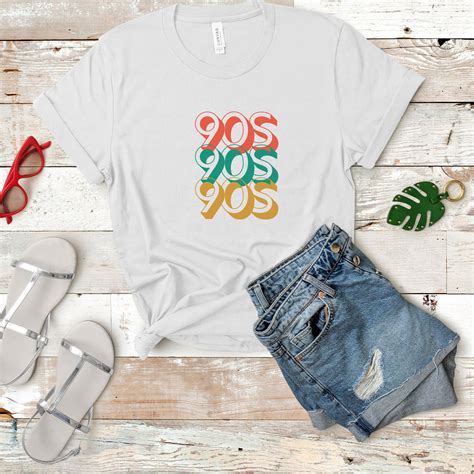 Vintage Retro 90s Tee 90s Style Graphic Tee Shirt Womans | Etsy